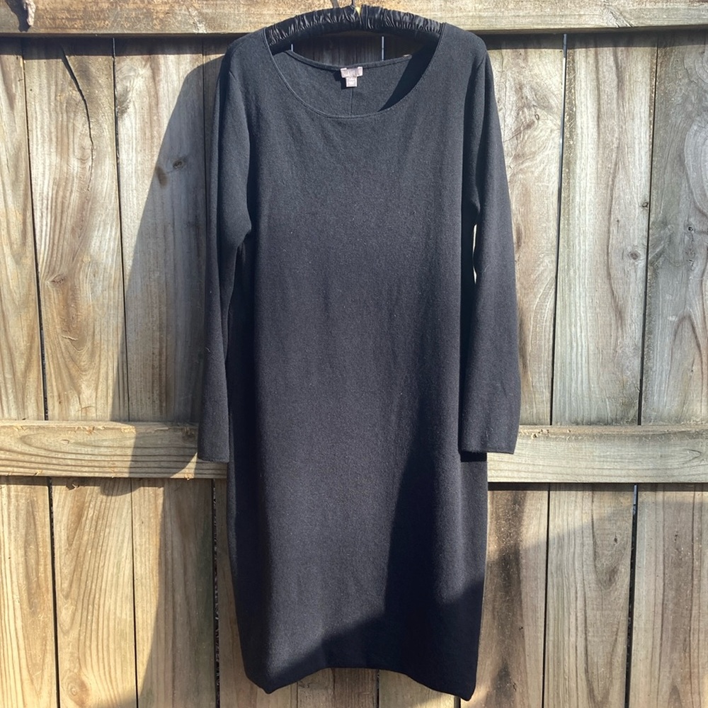 J. Jill wool blend black dress